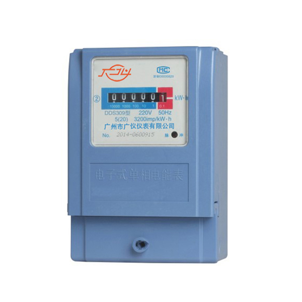 DDS309 single-phase electronic energy meter (counter display)